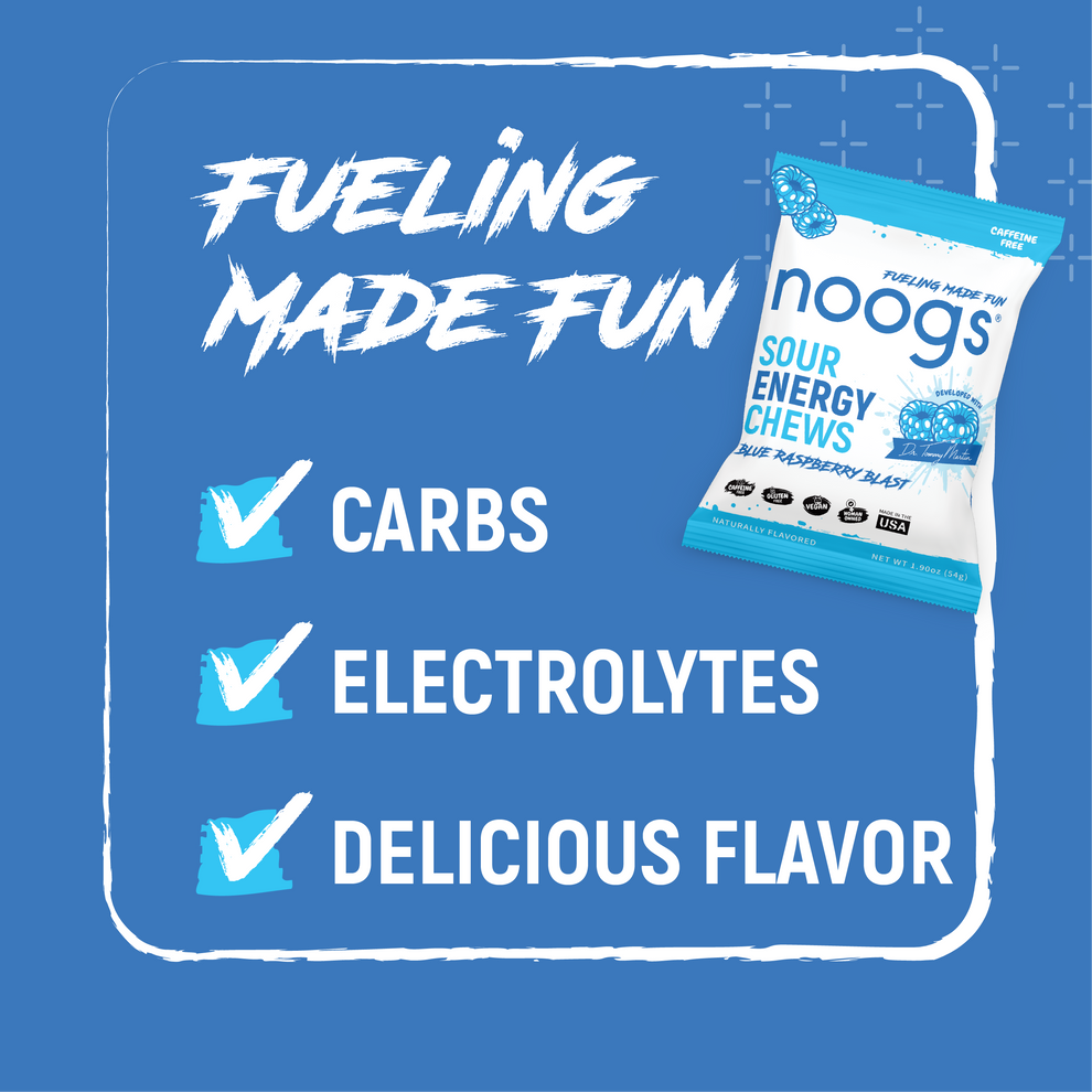 Blue Raspberry Blast Sour Energy Chews – Noogs
