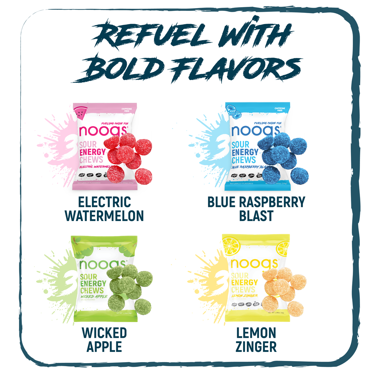Multipack CAFFEINE-FREE Sour Energy Chews