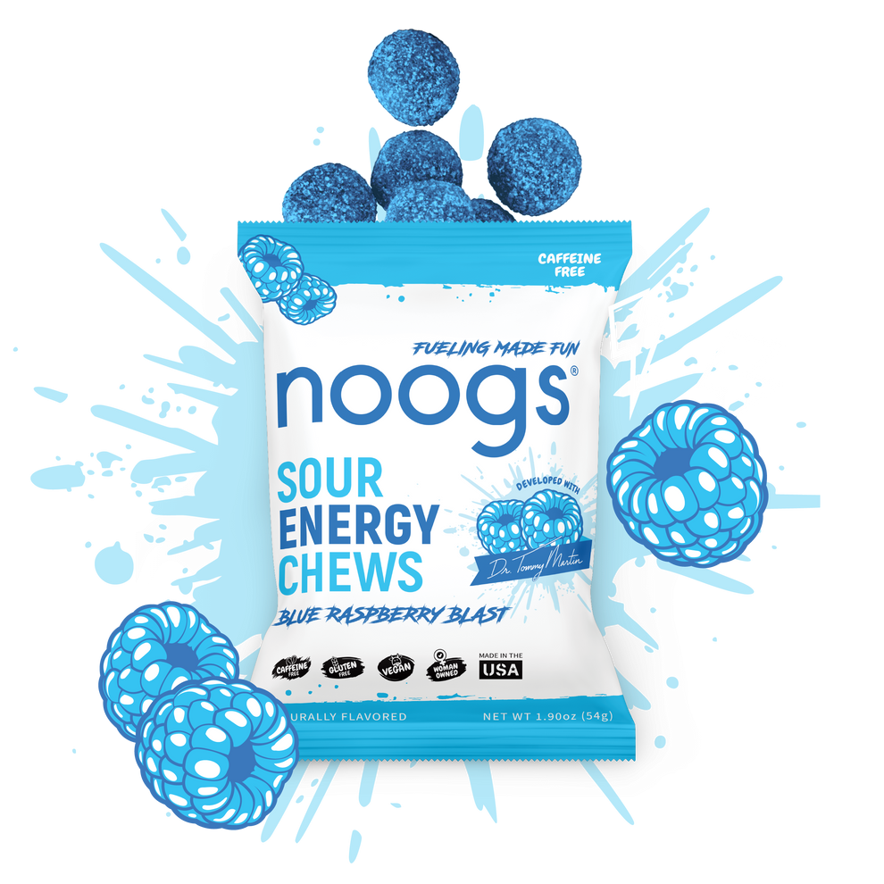 Blue Raspberry Blast Sour Energy Chews – Noogs