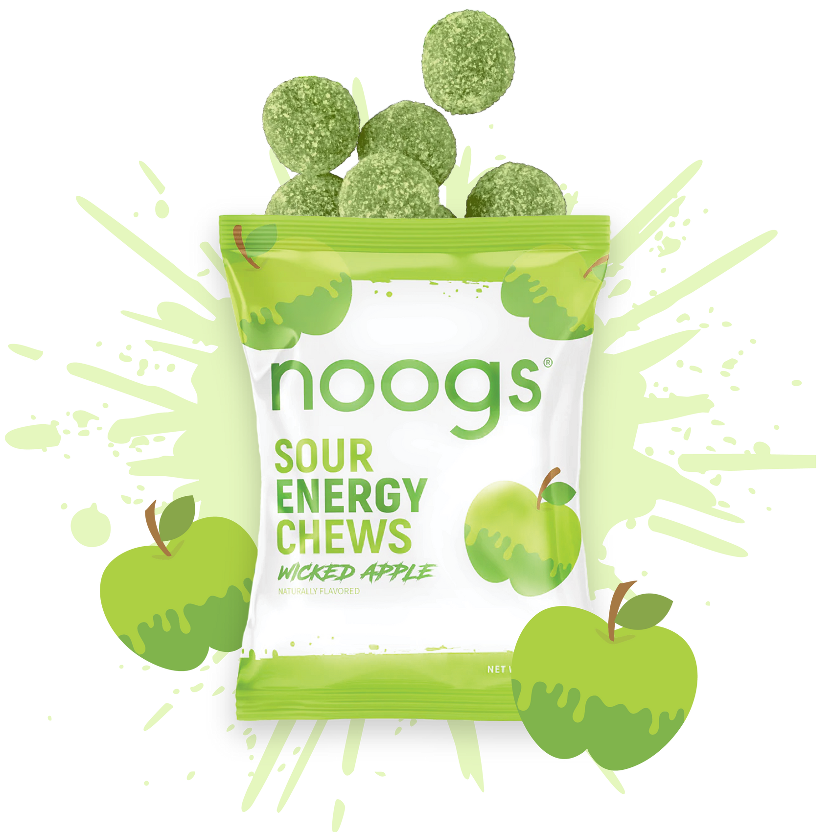 Wicked Apple Sour Energy Chews