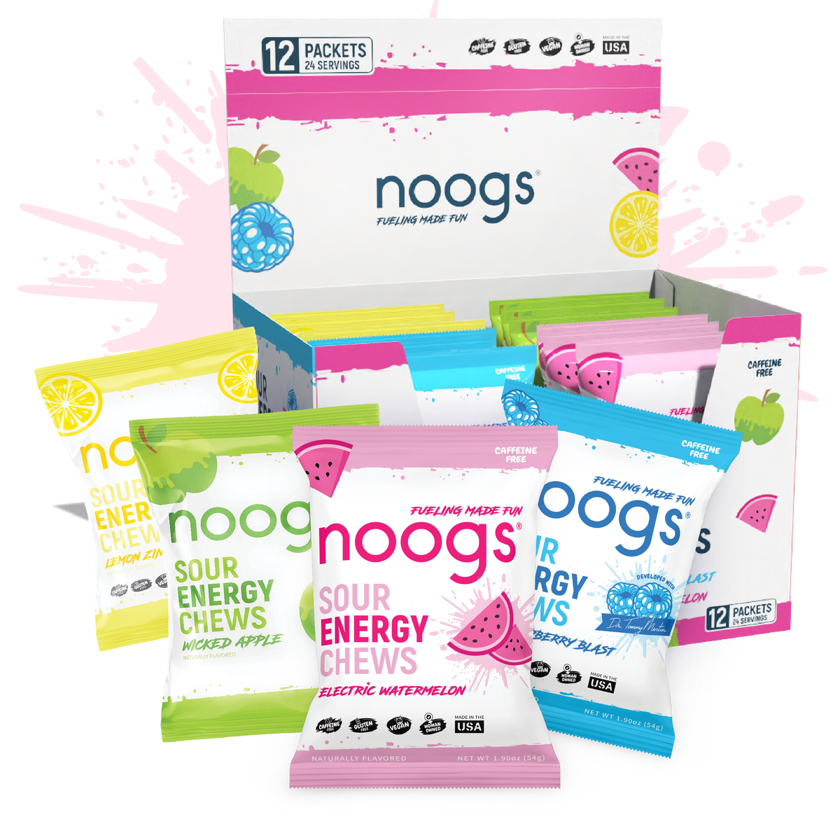 Multipack CAFFEINE-FREE Sour Energy Chews
